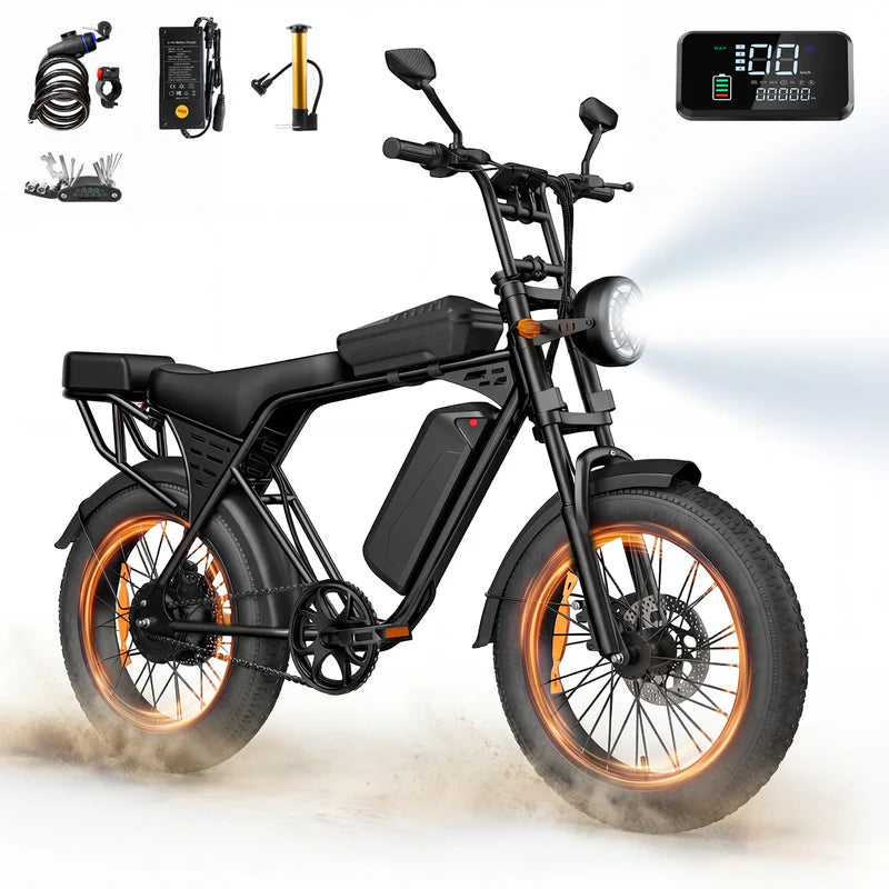Aairsk X5 Electric Bike – 500W 48V 15Ah 20" KENDA Tyres NFC Keyless